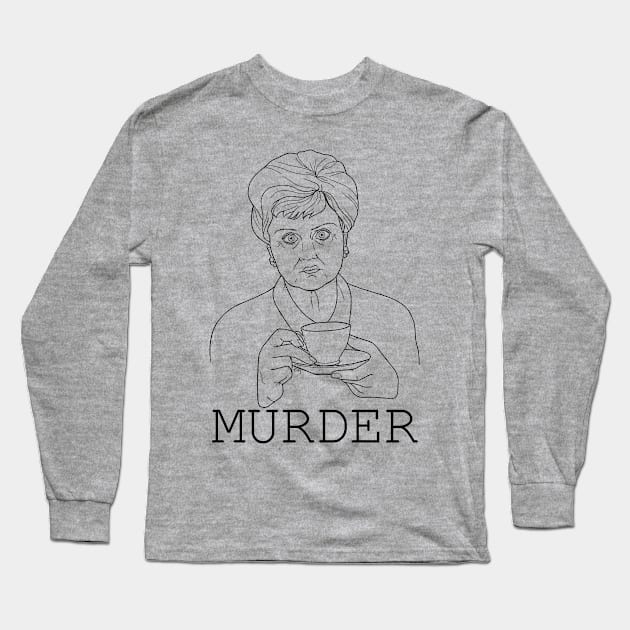 Murder Long Sleeve T-Shirt by estanisaboal